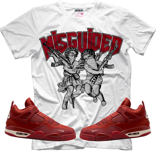 Misguided Angels (Air Jordan 4 Brick By Brick) T-Shirt