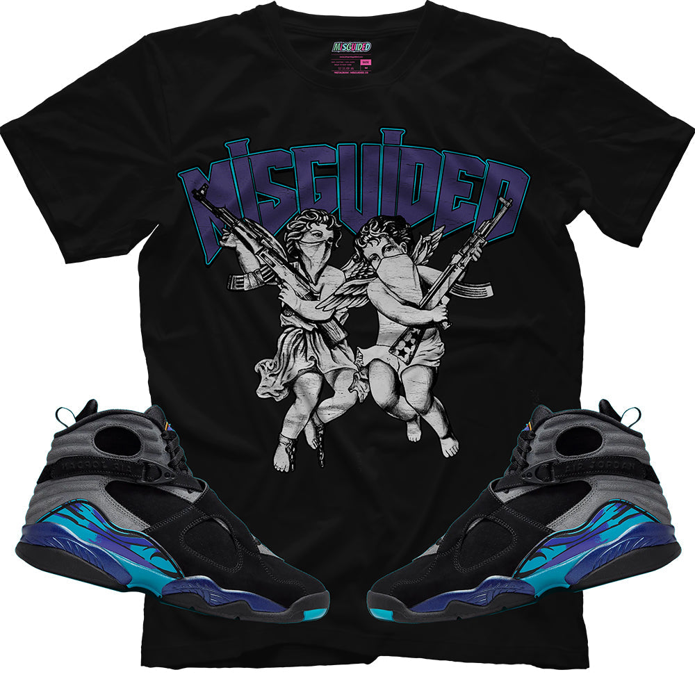Misguided Angels (Air Jordan 8 Aqua) T-Shirt