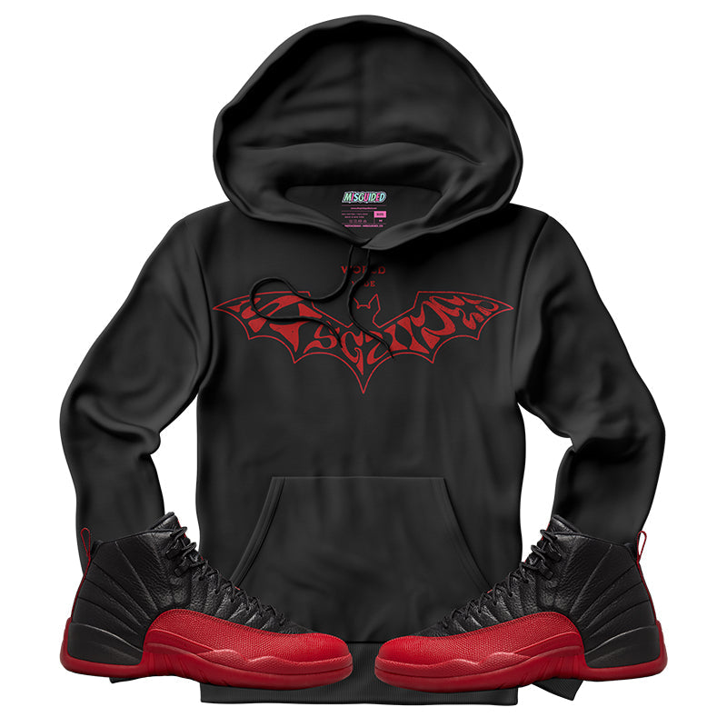 Misguided Bat (Air Jordan 12 Flu Game) Hoodie
