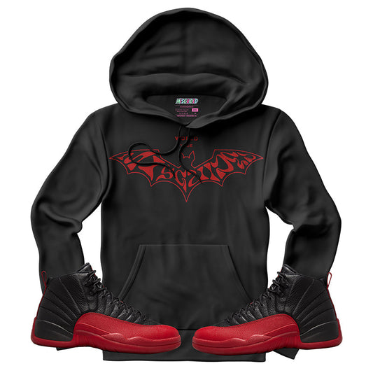 Misguided Bat (Air Jordan 12 Flu Game) Hoodie