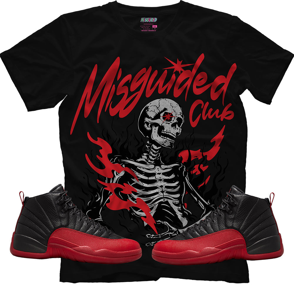 Misguided Club (Air Jordan 12 Flu Game) T-Shirt