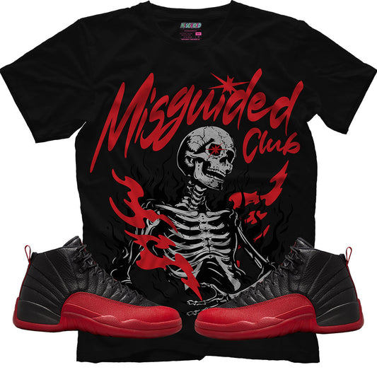 Misguided Club (Air Jordan 12 Flu Game) T-Shirt