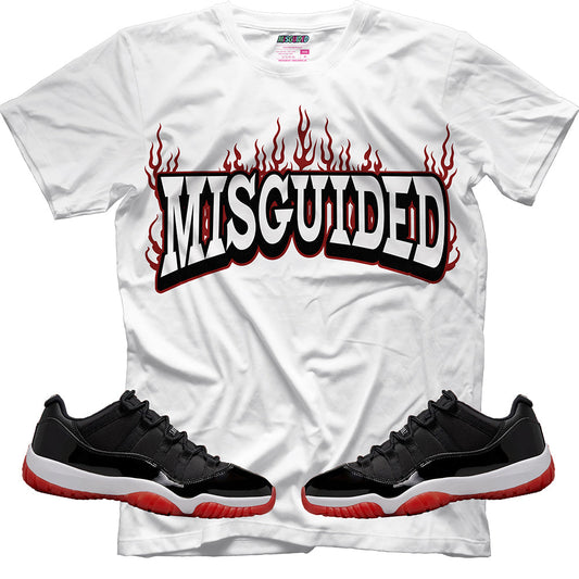 Misguided Flame (Air Jordan 11 Low Bred) T-Shirt