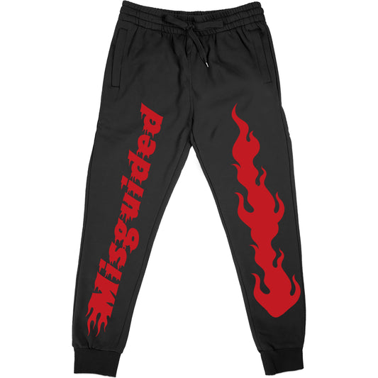 Misguided Flame (Air Jordan 12 Flu Game) Joggers