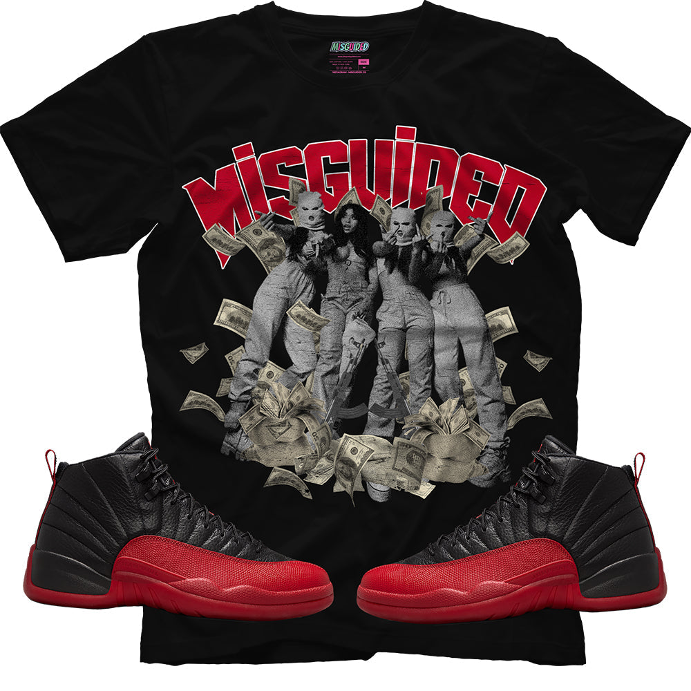 Misguided Girl (Air Jordan 12 Flu Game) T-Shirt