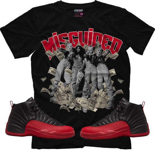 Misguided Girl (Air Jordan 12 Flu Game) T-Shirt