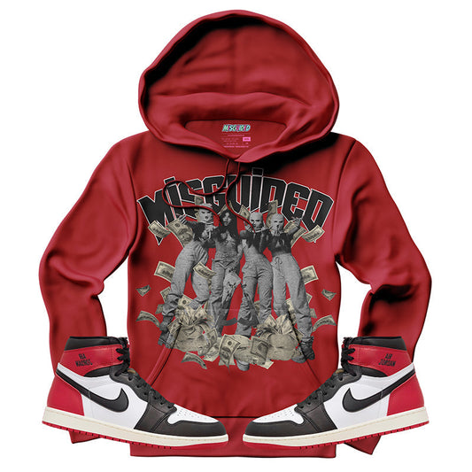 Misguided Girls (Air Jordan 1 High OG Black Toe Reimagined) Hoodie