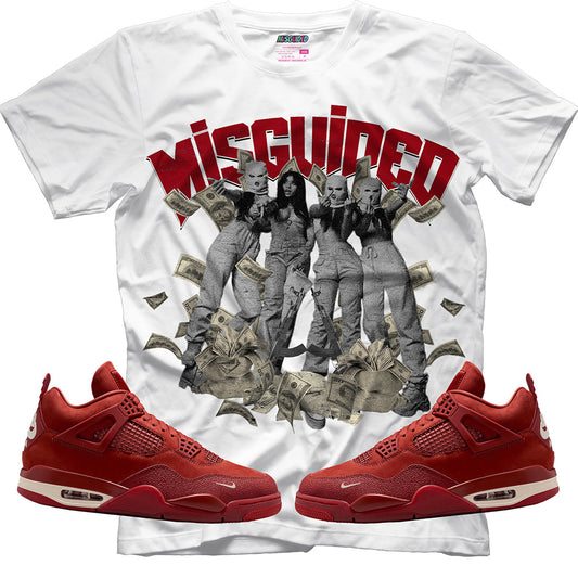 Misguided Girls (Air Jordan 4 Brick By Brick) T-Shirt