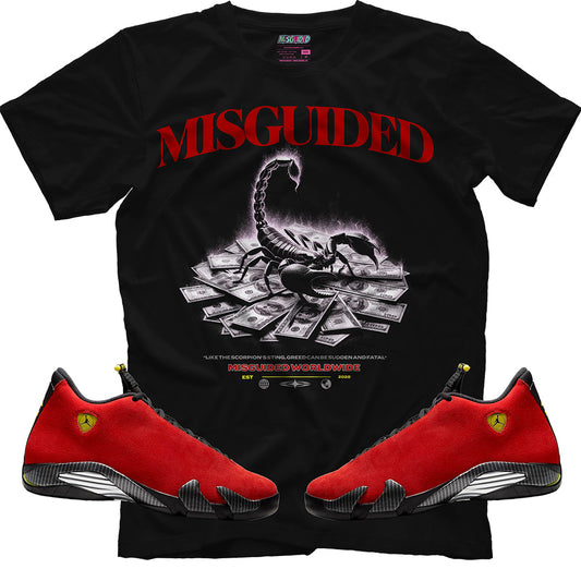Misguided Scorpion (Air Jordan 14 Ferrari) T-Shirt