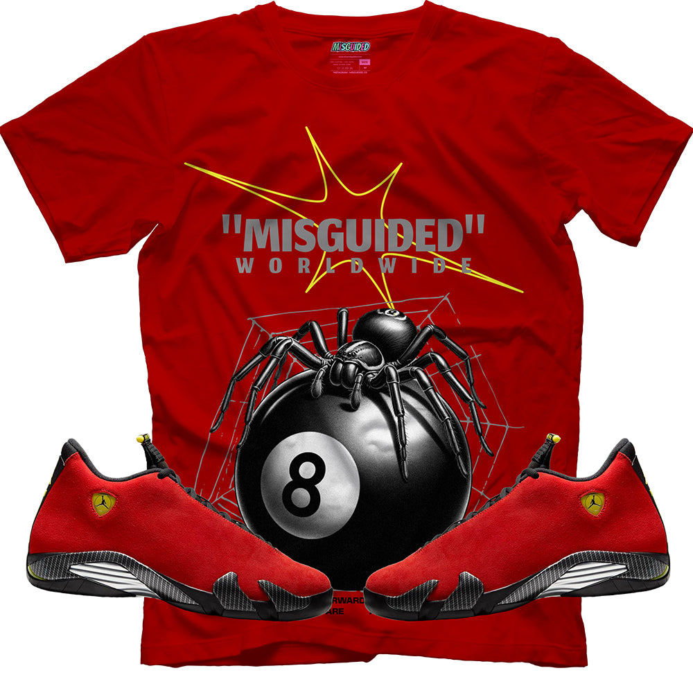 Misguided Spider (Air Jordan 14 Ferrari) T-Shirt