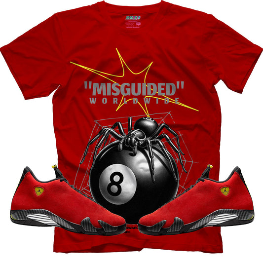 Misguided Spider (Air Jordan 14 Ferrari) T-Shirt