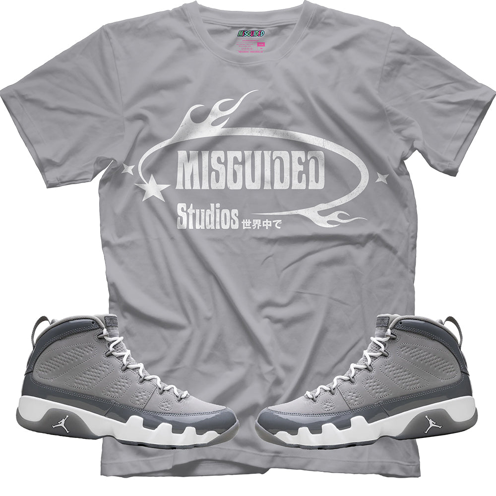 Misguided Studios (Air Jordan 9 Cool Grey) T-Shirt