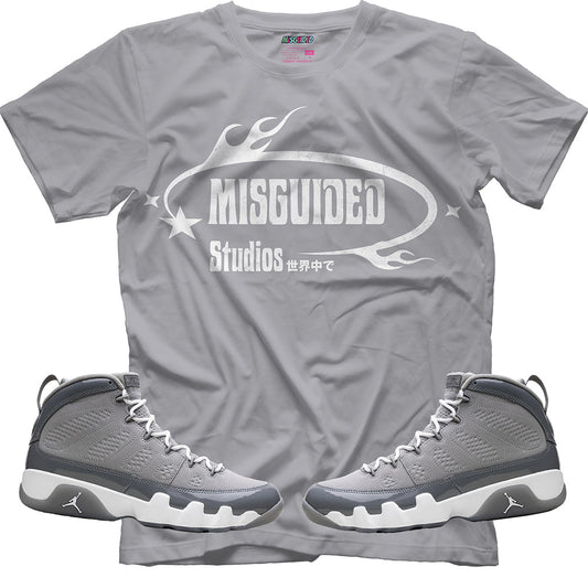 Misguided Studios (Air Jordan 9 Cool Grey) T-Shirt