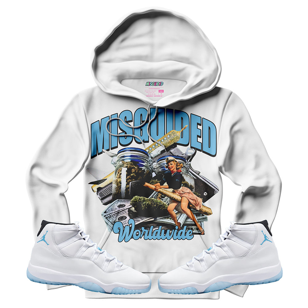 Misguided WRLW (Air Jordan 11 Legend Blue) Hoodie