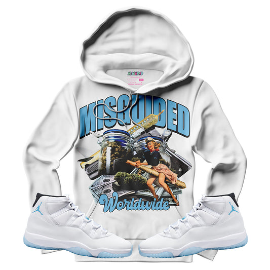 Misguided WRLW (Air Jordan 11 Legend Blue) Hoodie