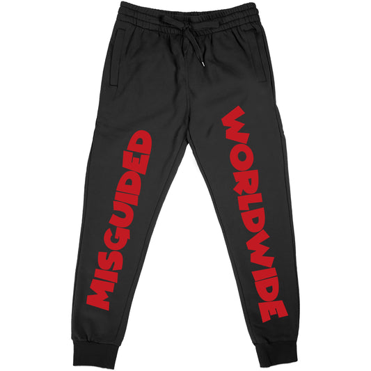 Misguided Worldwide (Air Jordan 12 Flu Game) Joggers
