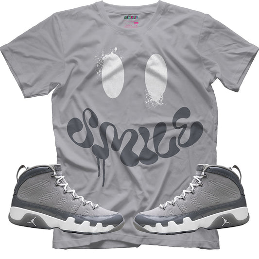 Smile (Air Jordan 9 Cool Grey) T-Shirt