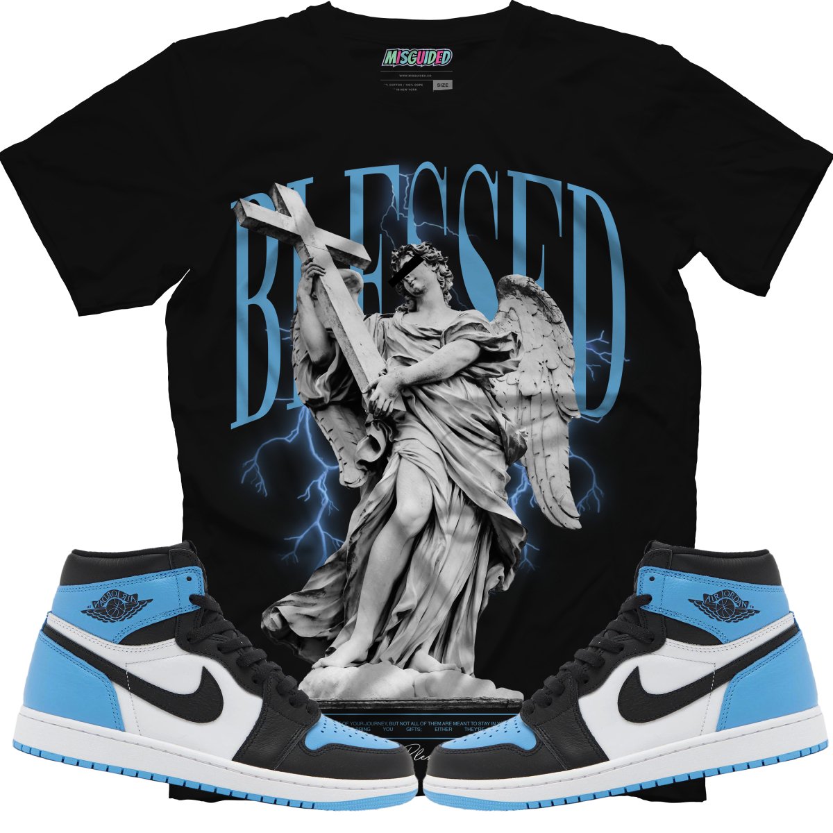 Blessed (Air Jordan 1 High OG "UNC Toe") T-Shirt