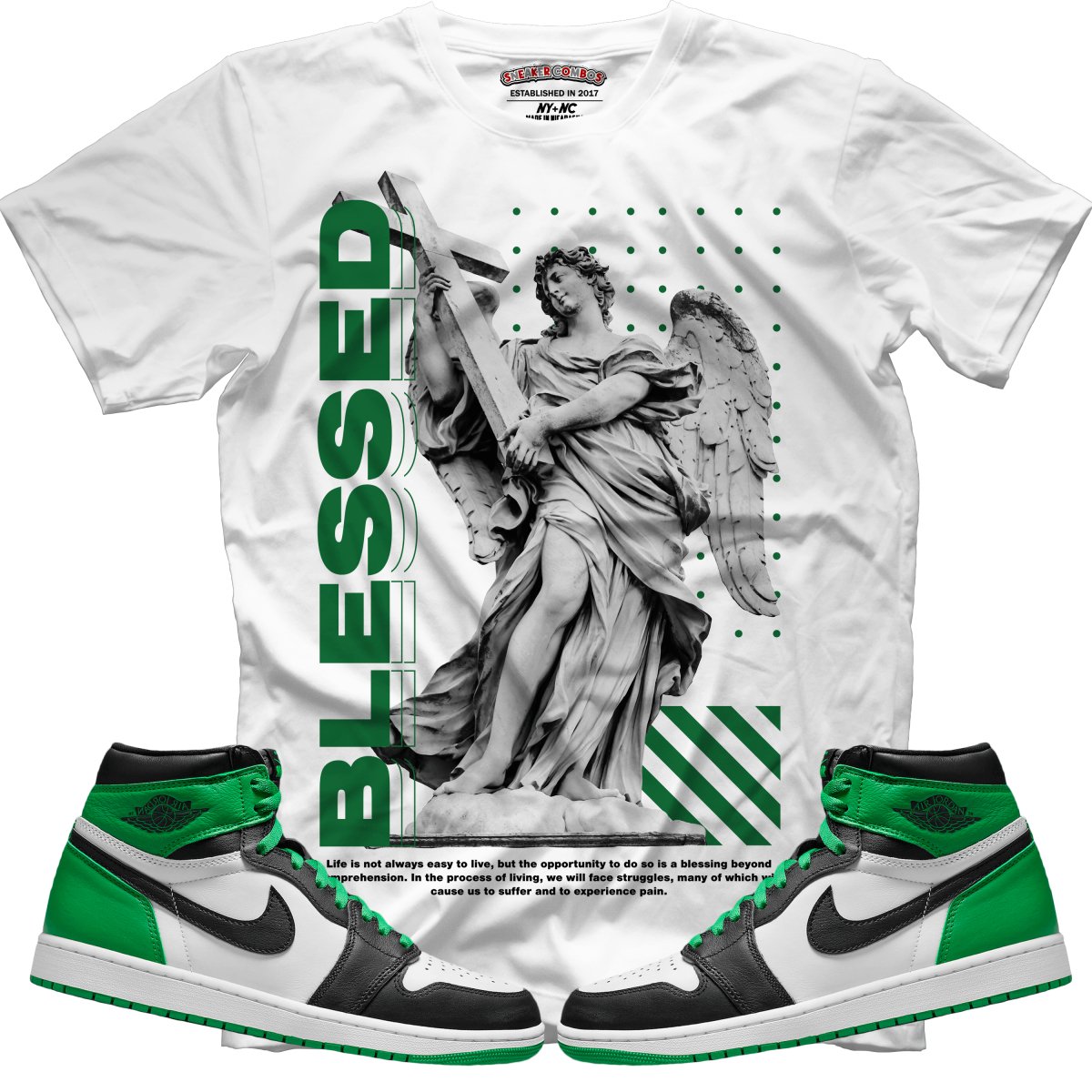 Blessed (Air Jordan 1 Lucky Green) T-Shirt