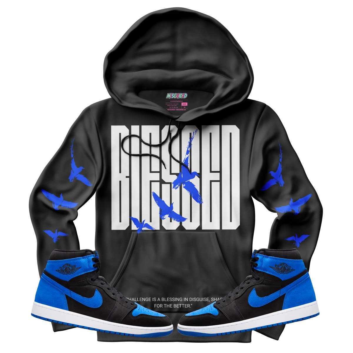 Blessed (Air Jordan 1 Royal Reimagined) Hoodie