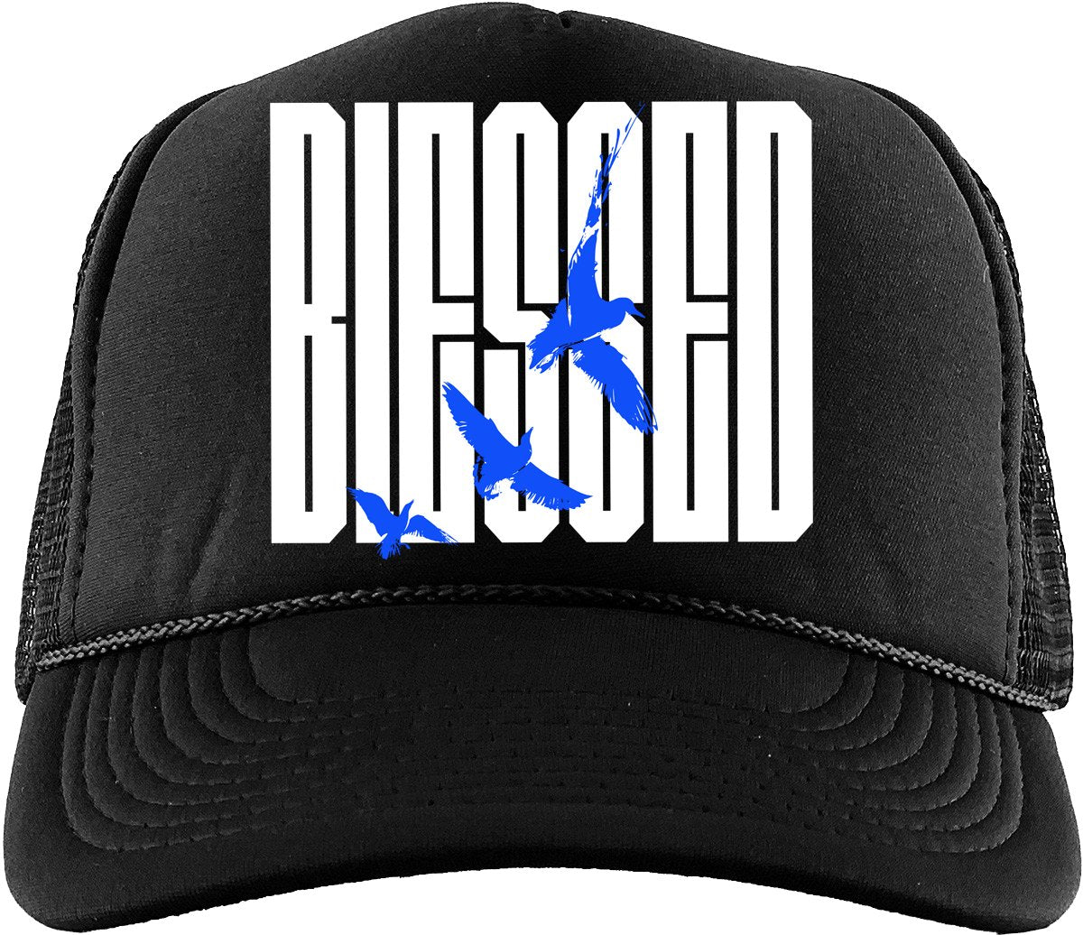 Blessed (Air Jordan 1 Royal Reimagined) Trucker Hat