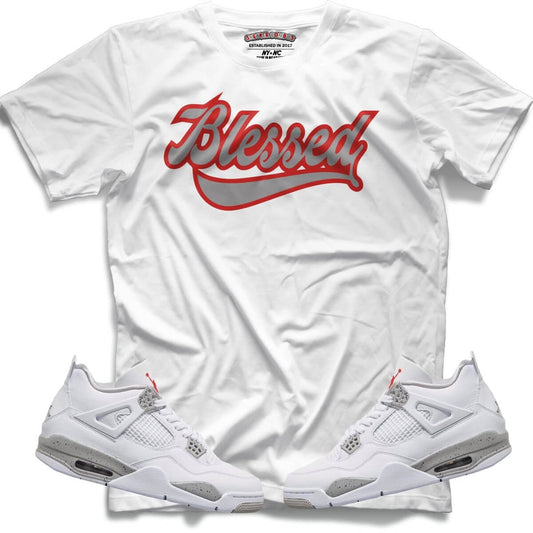 Blessed (Retro 4 White Oreo) T-Shirt