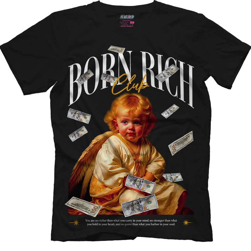 Born Rich (Air Jordan 1 Retro High OG 'Yellow Ochre') T-Shirt