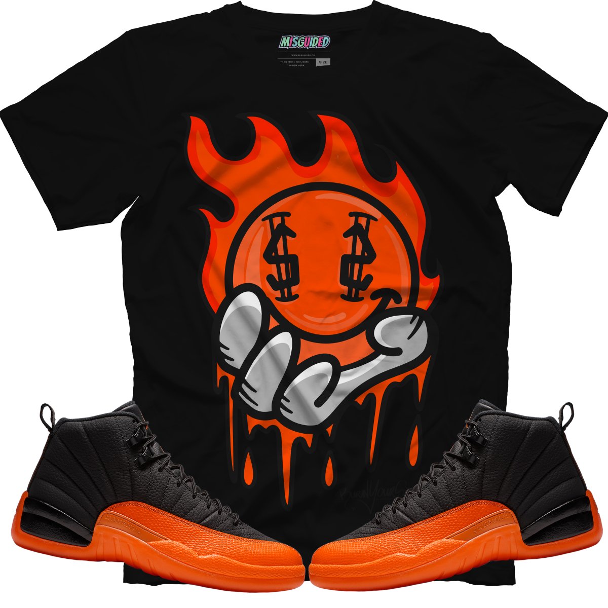 Burn Your Soul (Air Jordan 12 Brilliant Orange) T-Shirt