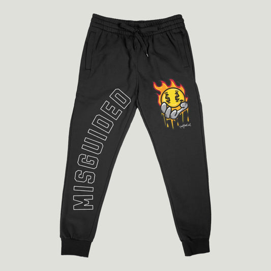 Burn Your Soul (Air Jordan 2 Black Cement) Joggers