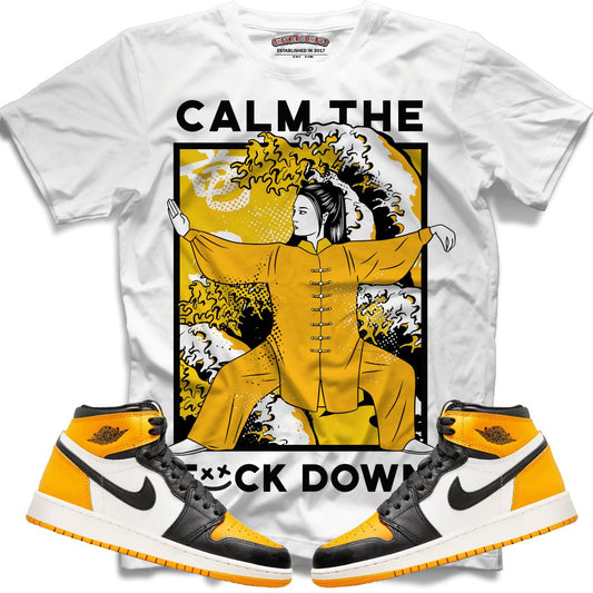 Calm TF Down (Retro 1 Taxi) T-Shirt