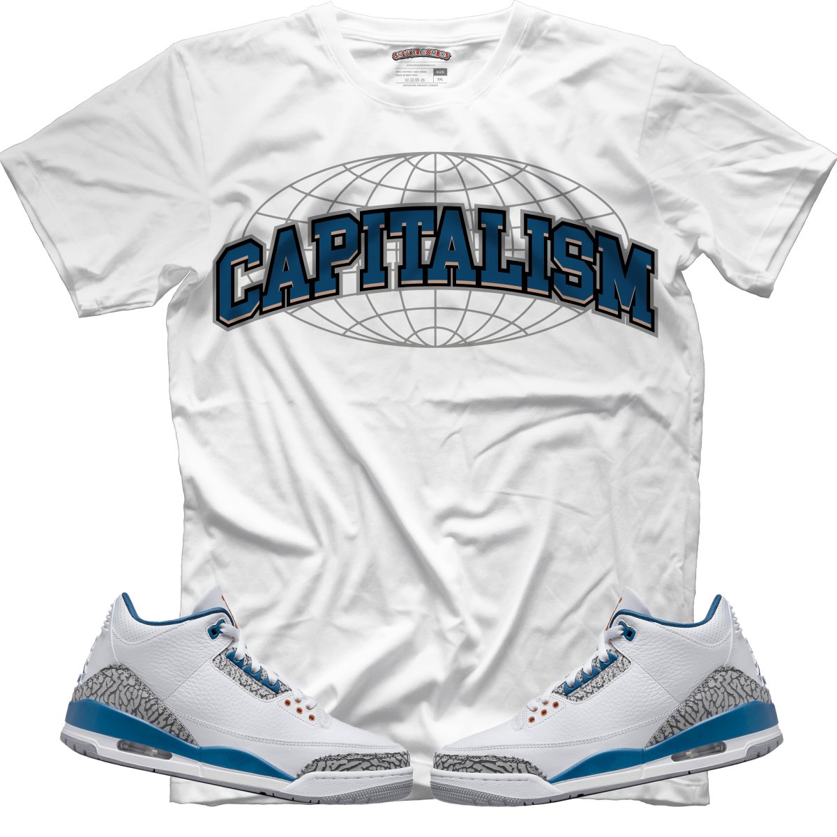 Capitalism (Air Jordan 3 “Wizards” PE) T-Shirt