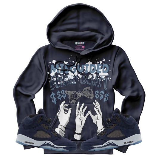Cash Bait (Air Jordan 5 Midnight Navy) Hoodie