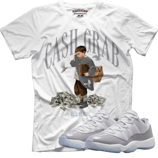 Cash Grab (Air Jordan 11 Cement Grey) T-Shirt