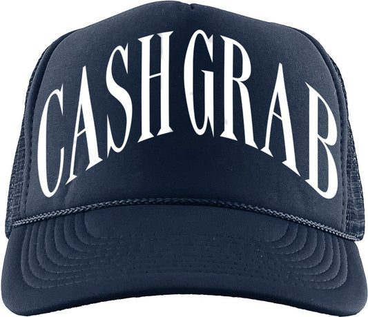 Cash Grab (Air Jordan 3 White Navy) Trucker Hat