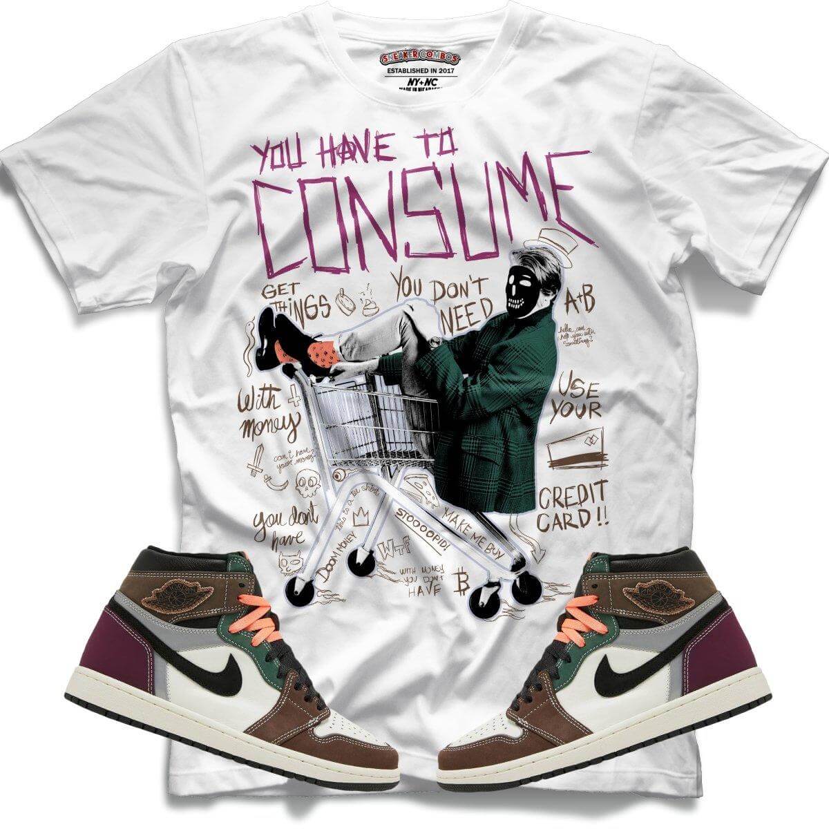 Consume Me (Retro 1 Craft) T-Shirt