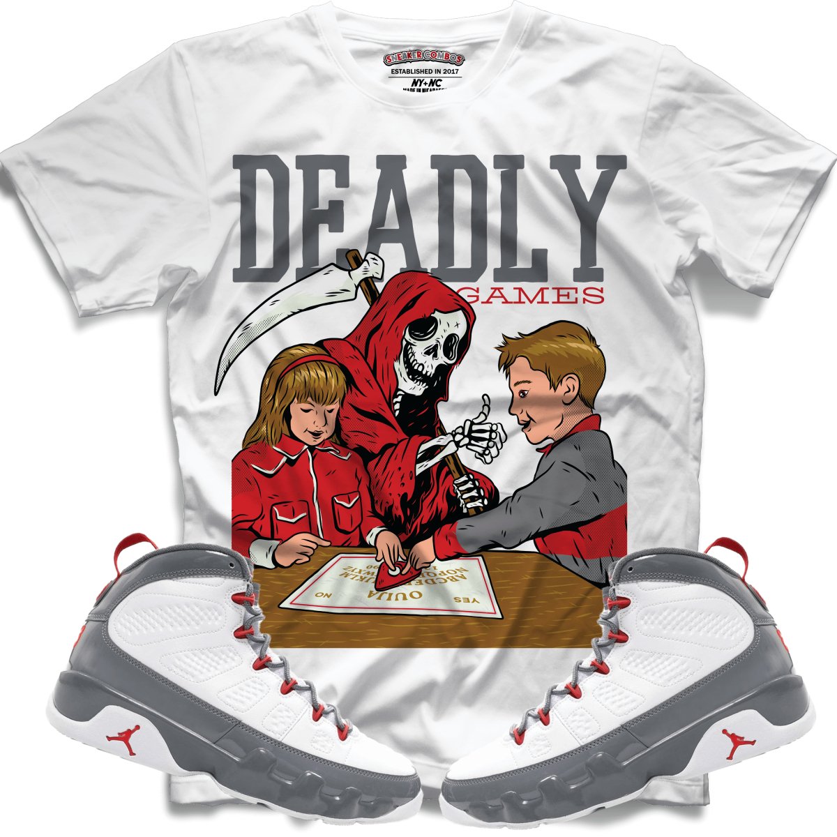 Deadly Games (Retro 9 Fire Red) T-Shirt