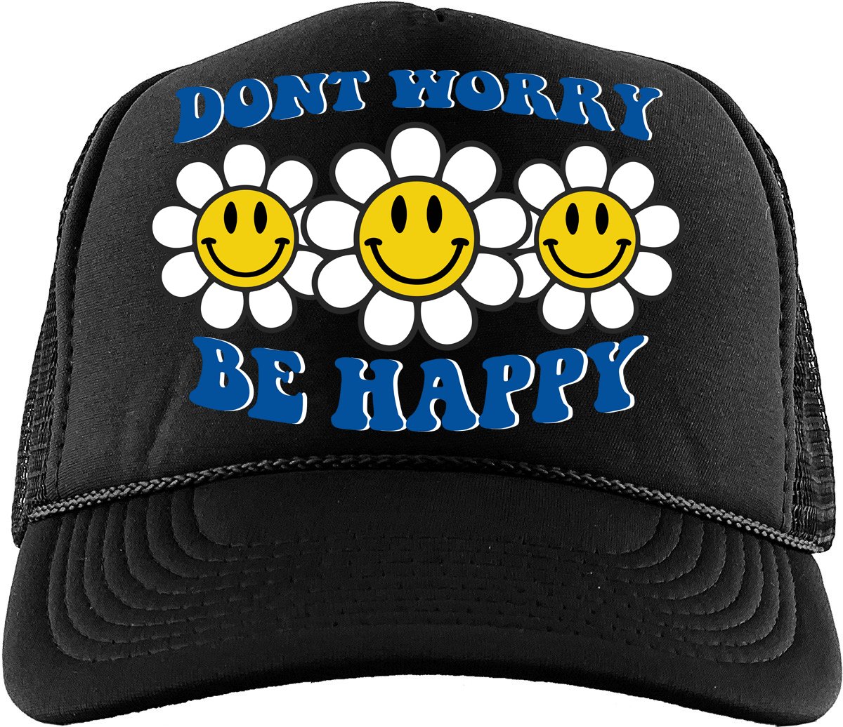Don't Worry Be Happy (Air Jordan 14 Laney) Trucker Hat