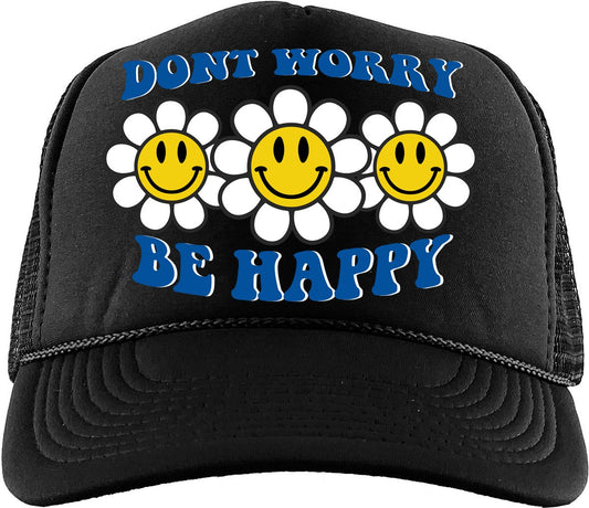 Don't Worry Be Happy (Air Jordan 14 Laney) Trucker Hat
