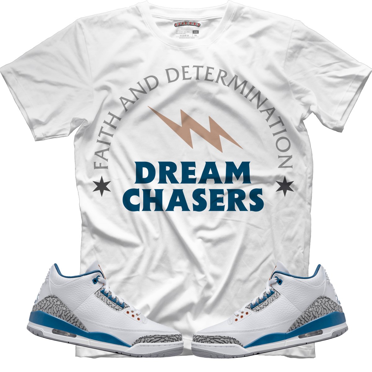 Dream Chasers (Air Jordan 3 “Wizards” PE) T-Shirt