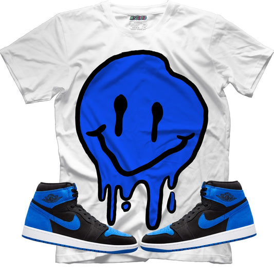 Drippy Smiley (Air Jordan 1 Royal Reimagined) T-Shirt