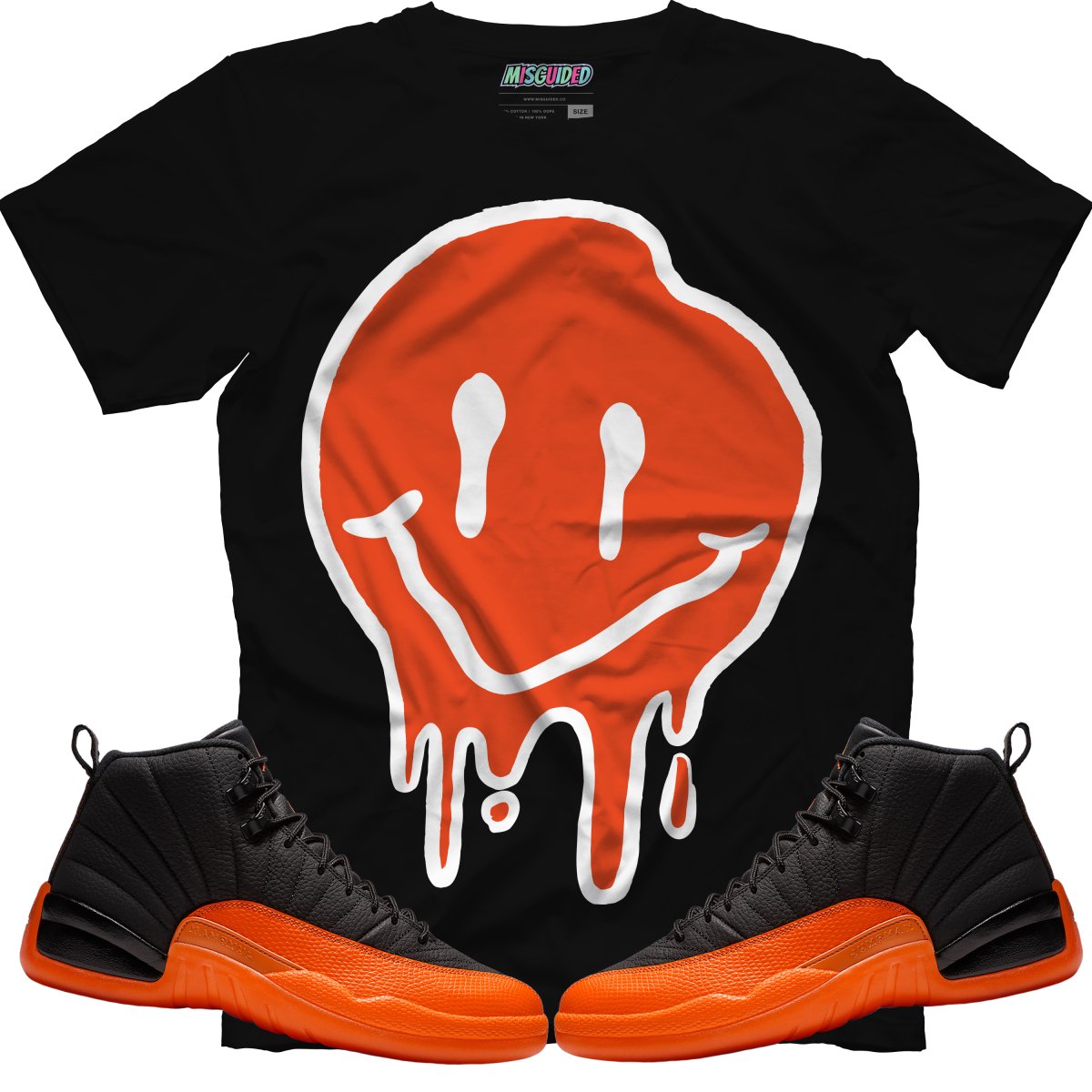 Drippy Smiley (Air Jordan 12 Brilliant Orange) T-Shirt