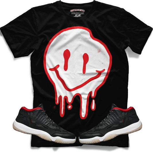 Drippy Smiley (Retro 11 Low IE Bred) T-Shirt