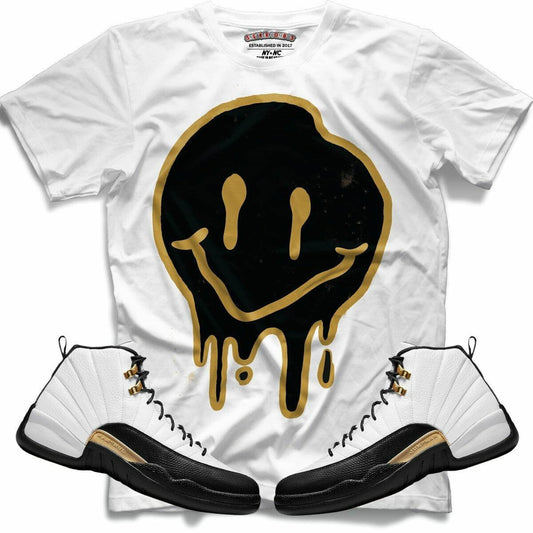 Drippy Smiley (Retro 12 Royalty) T-Shirt