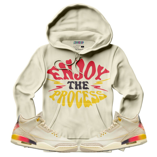 Enjoy The Process (Air Jordan 3 J Balvin Medellín Sunset) Hoodie