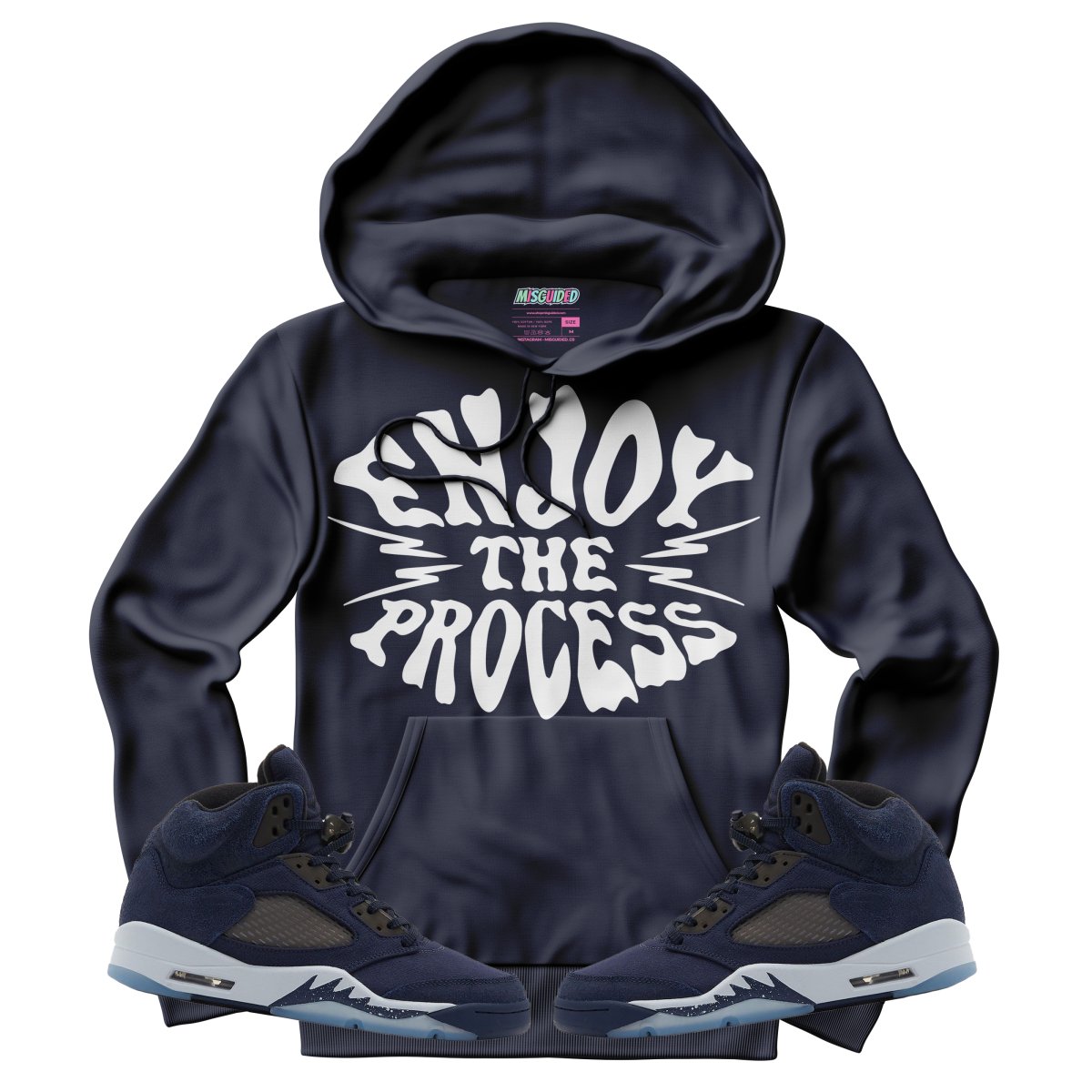 Enjoy The Process (Air Jordan 5 Midnight Navy) Hoodie