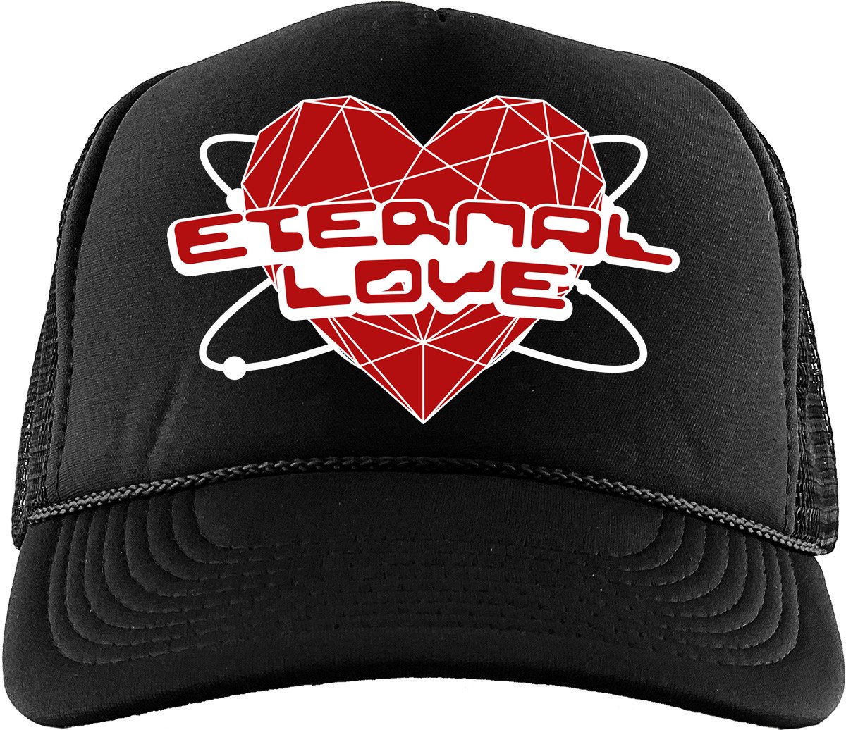 Eternal Love (Air Jordan 4 Red Cement) Trucker Hat