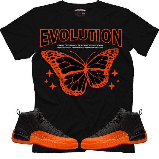 Evolution (Air Jordan 12 Brilliant Orange) T-Shirt