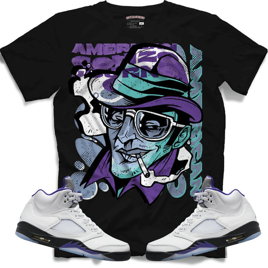 Fear And Loathing (Retro 5 Concord) T-Shirt - Black