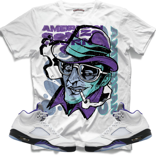 Fear And Loathing (Retro 5 Concord) T-Shirt - White