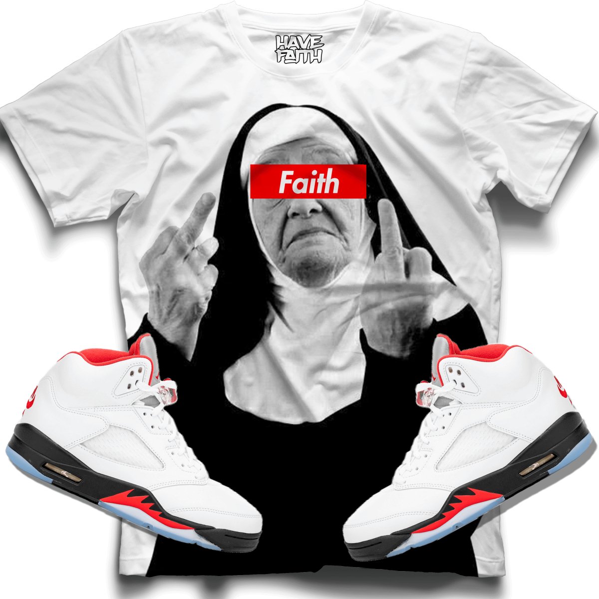 F**k Em (Fire Red Retro 5s) T-Shirt